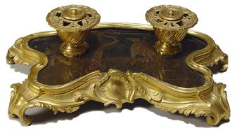 Chinoiserie Inkstand, French Louis XVI