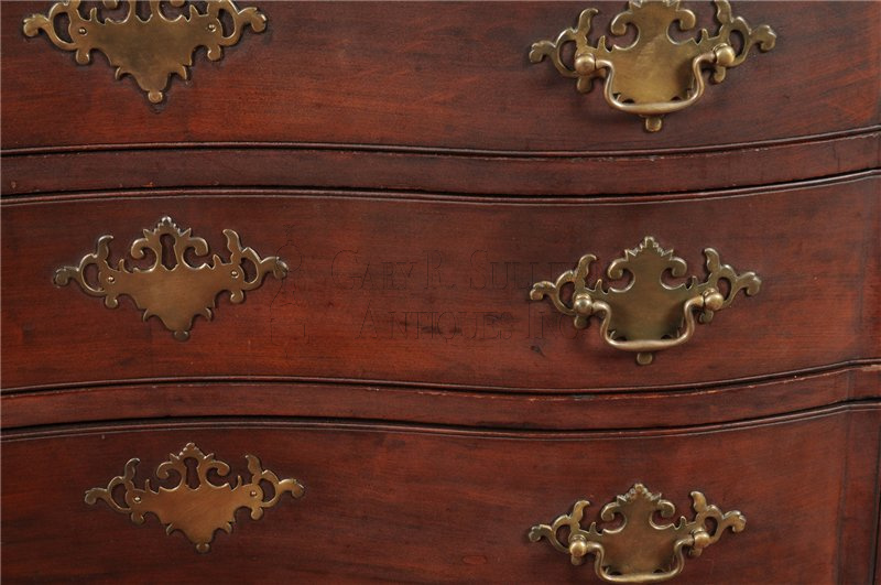 Chippendale Chapin school chest (Colchester, CT)