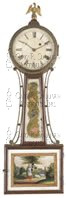 Reuben Tower Banjo Clock (Hingham, Mass.)